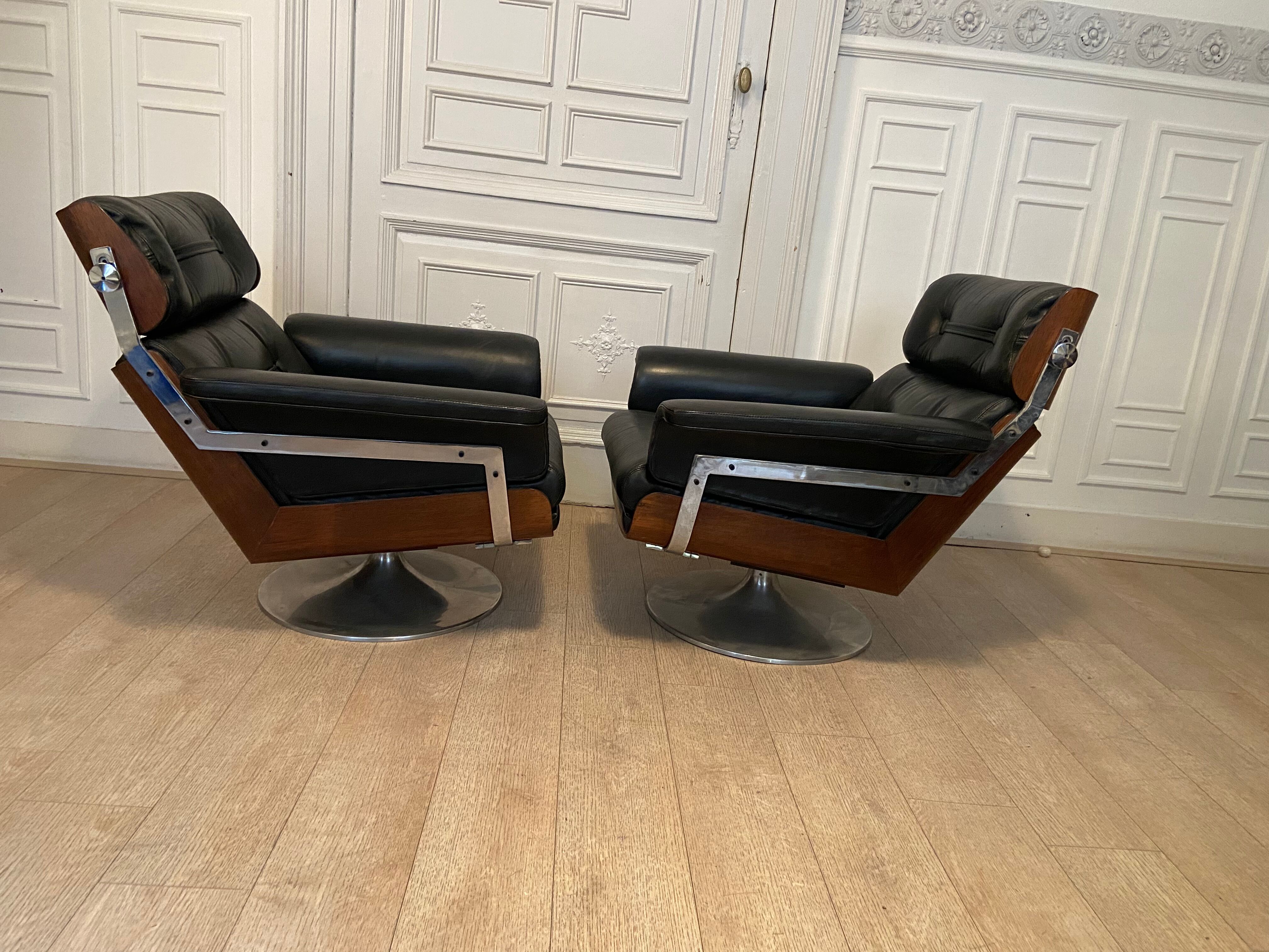 Set of Italian armchairs, 1960s