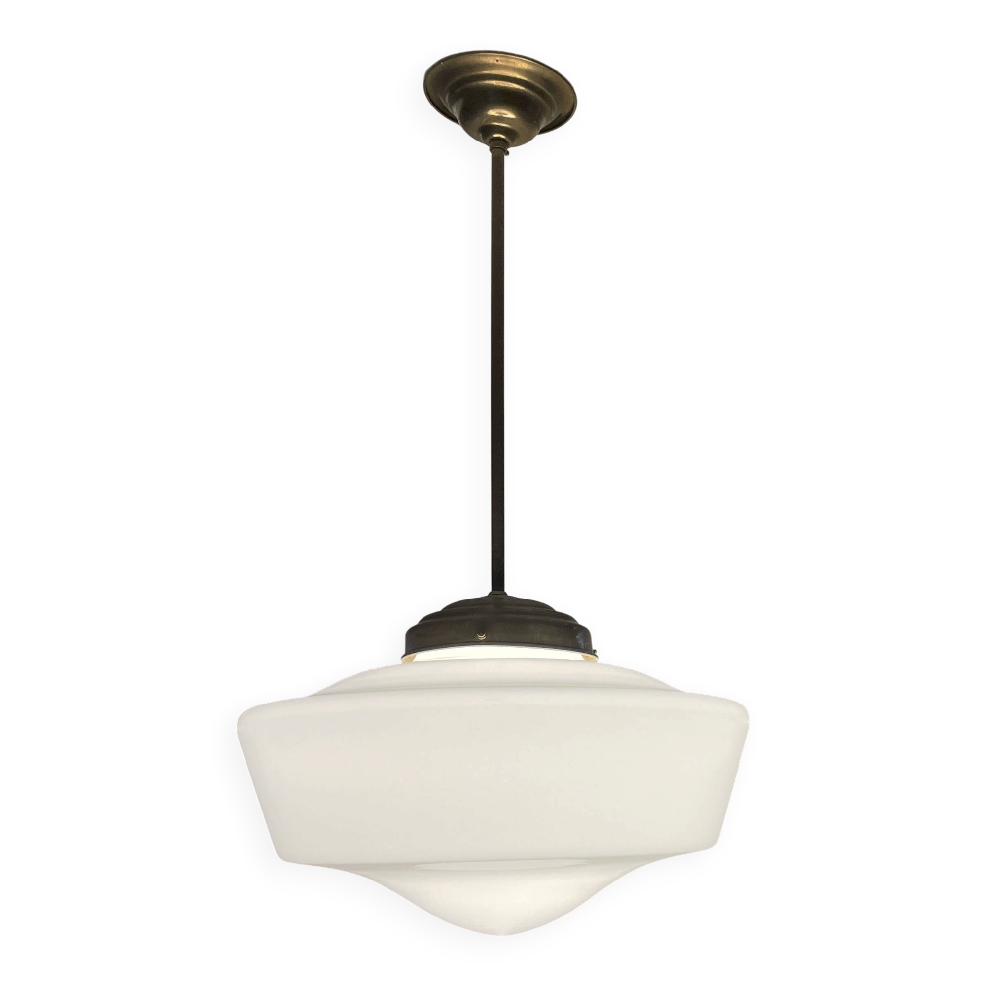 Furillo, white opal pendant lamp by Gispen