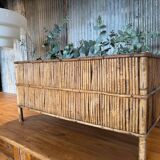 Rattan planter
