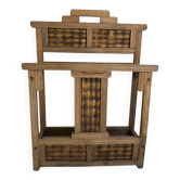 Antique wooden umbrella stand
