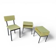 2 x nightstand / matching chair by Kuperus / model Horatio / 1960s