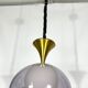 Vintage brass Stilux Milano chandelier, Italy 1960s