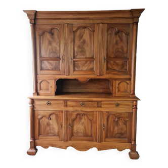 Lorraine two-body buffet, walnut wood, 18th century