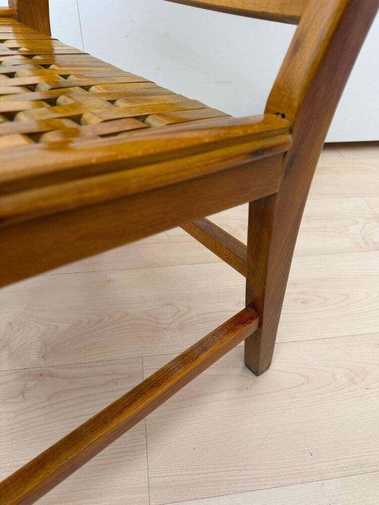 Gelenka Armchairs in Solid Beech Wood, Germany, 1950, Set of 2