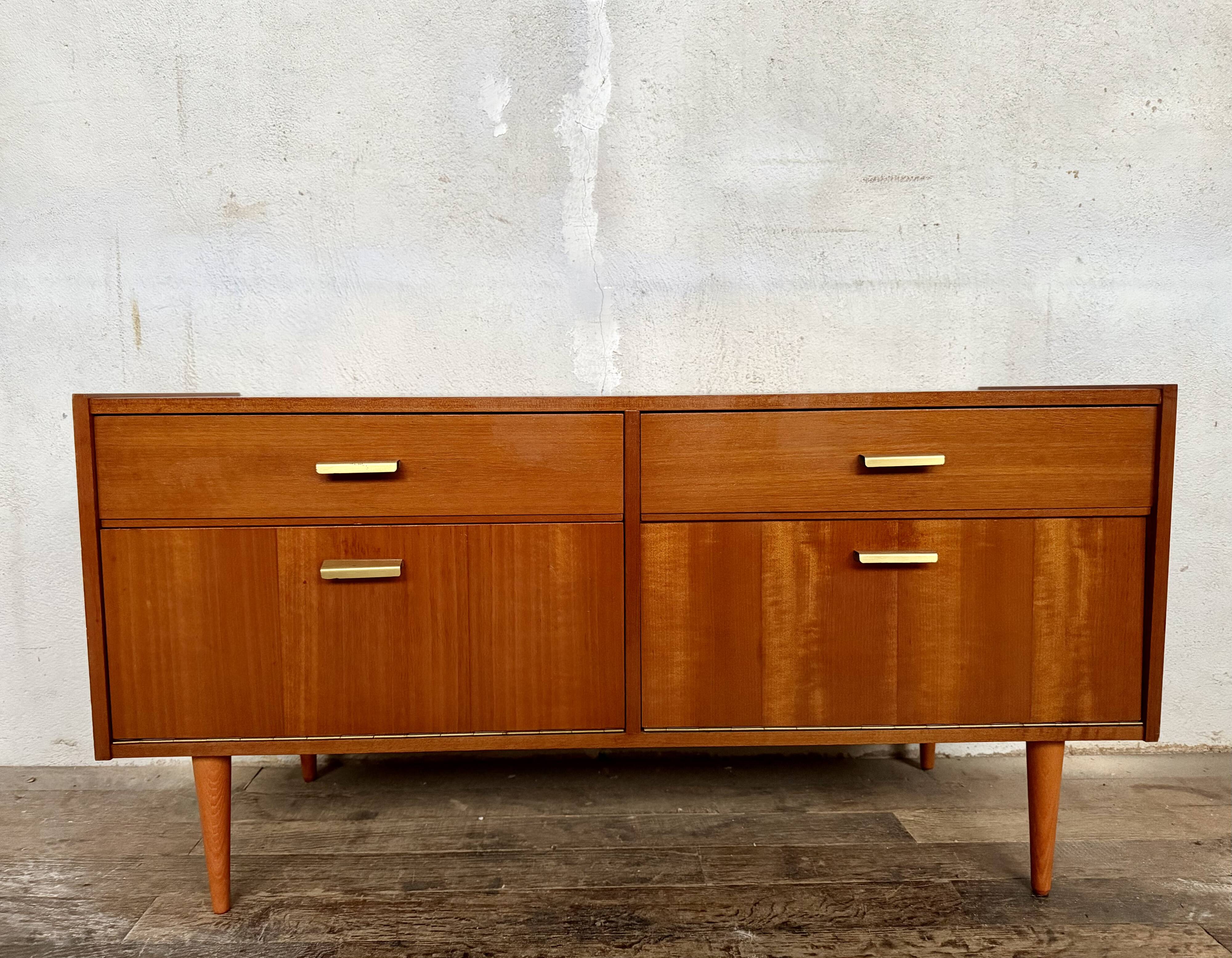 Enfilade, meuble hifi scandinave vintage