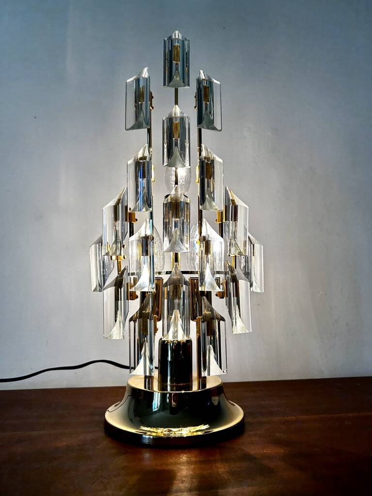 Lampe Oscar Torlasco pour Stilkronen, Murano Italie 1970