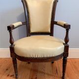 Executive chair, leatherette, XIXth