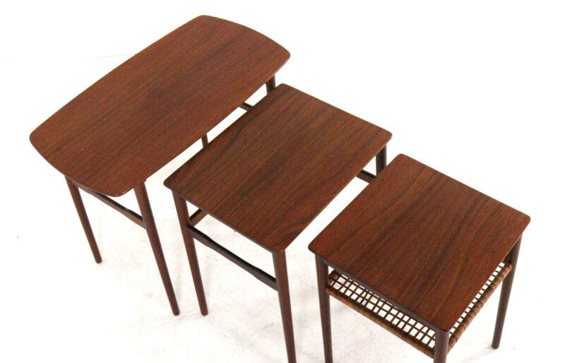 Set of nesting tables 'Sunds' mid century modern