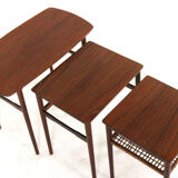 Set of nesting tables 'Sunds' mid century modern