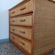 Commode rotin et bambou, 80's
