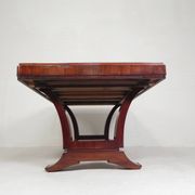 Art Deco dining table, rosewood veneer, extendable up to 248 cm, 1930s.