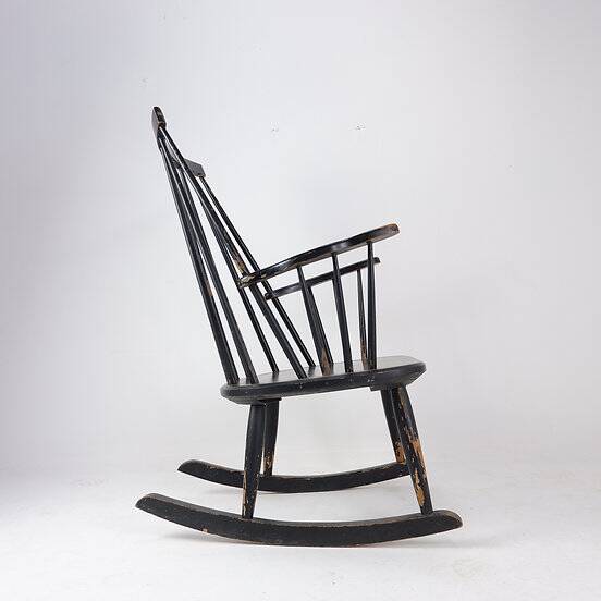 Mid-Century Scandinavian Rocking Chair - 1960s