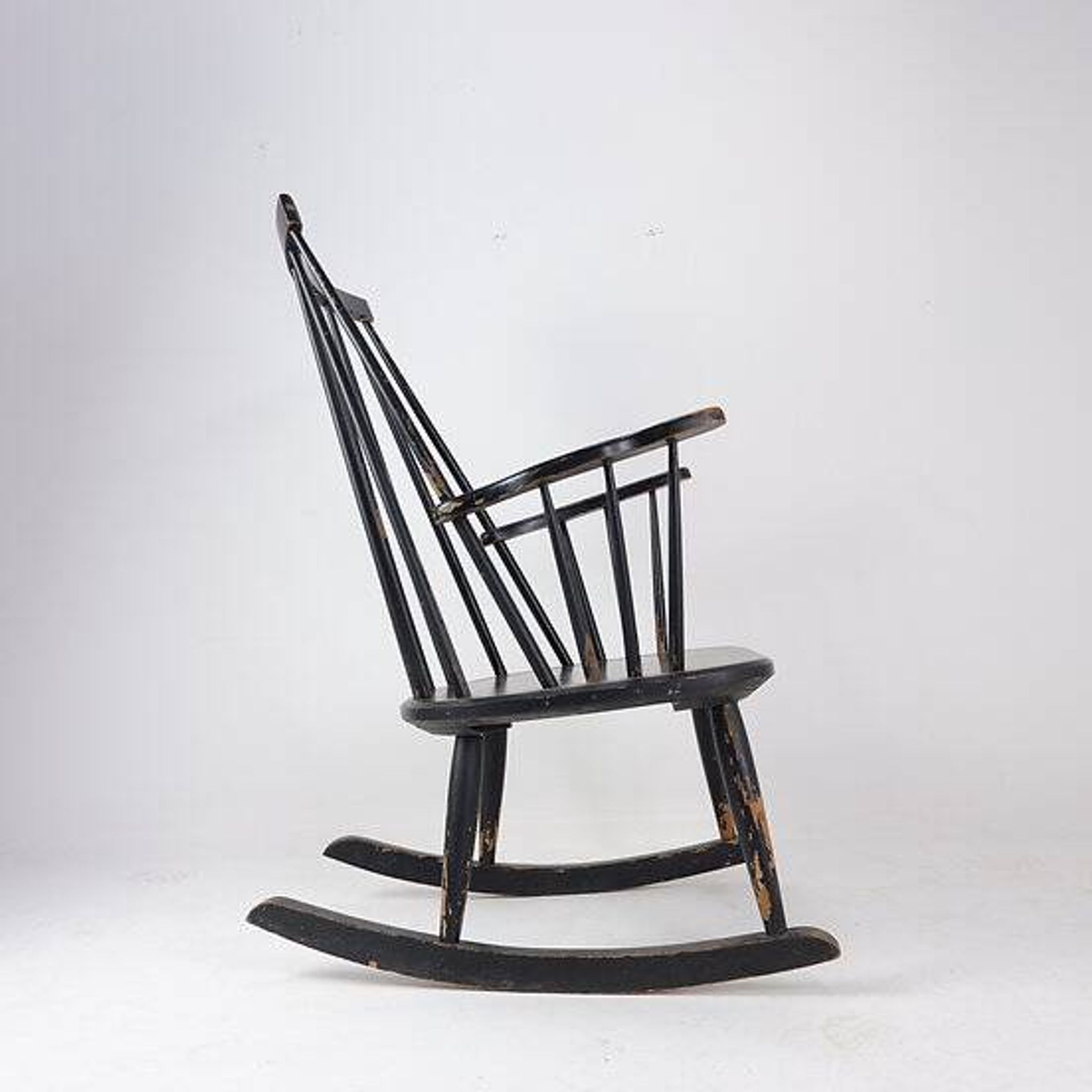 Mid-Century Scandinavian Rocking Chair - 1960s