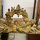 Louis XVI style pediment mirror in gilded wood – 19th century - H118c