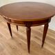 Half-moon table in mahogany from Honduras Louis XVI style