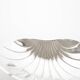 Grand plat en forme de coquillage plaqué argent