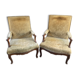 Pair of Regency armchairs