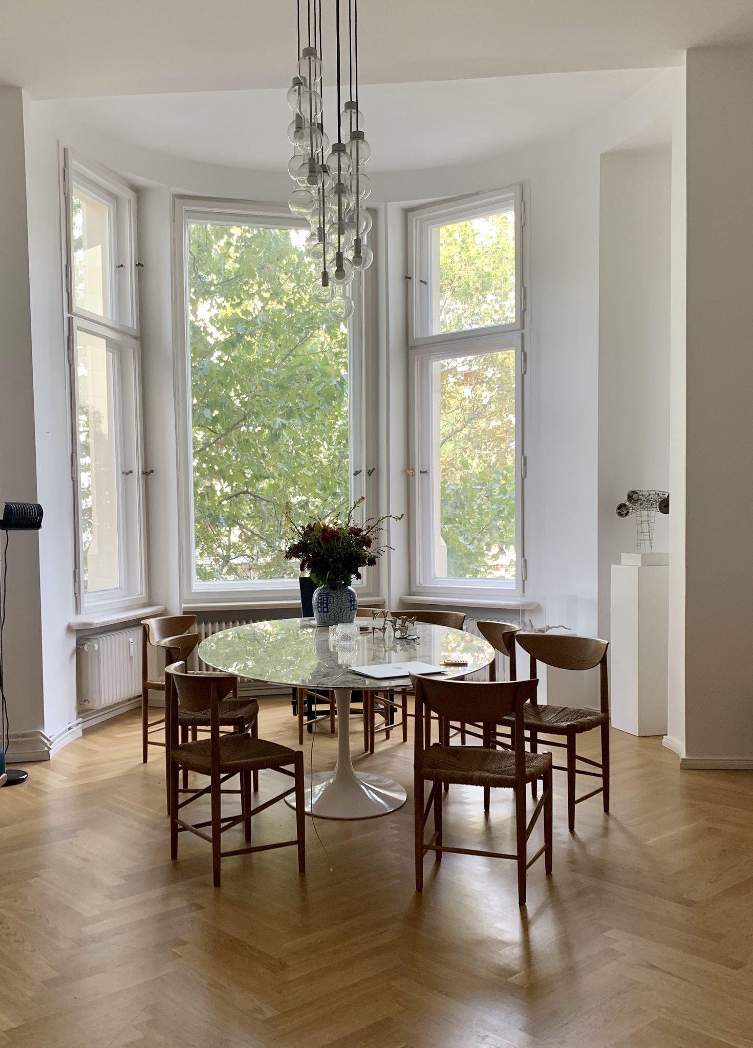 Set of 8 oak dining chairs model 316 by Peter Hvidt & Orla Mølgaard Nielsen for Søborg Mobler