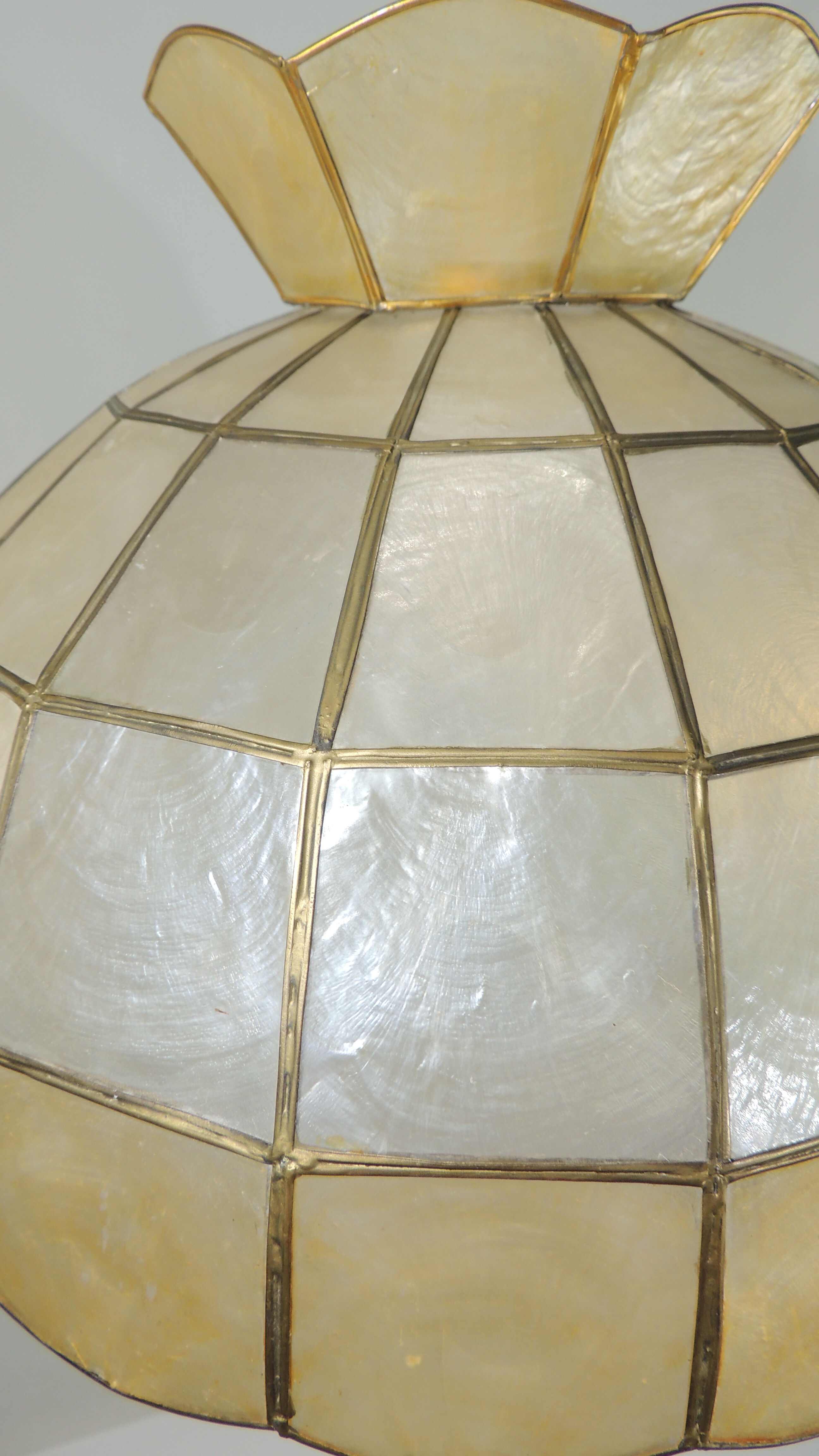 Large mother-of-pearl / vintage suspension