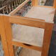 Folding bookseller's shelf