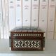 Oriental mother-of-pearl and wood box