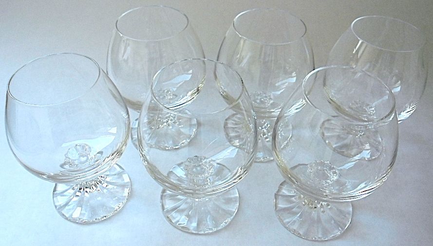 Set of 6 glasses to cognac House Villeroy & Boch Crystal