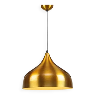 Gold metal single hanging pendant ceiling light lamp for home living room,bedroom,hall, light