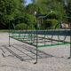 Antique metal bed, vintage