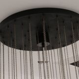 Kalmar 'Tulipan' Chandelier Pendant Light, Blown Glass, 1970
