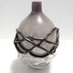 Vase en verre de Murano irisé lilas et noir par Sergio Costantini, Italie 19