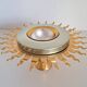 Gold metal ceiling light