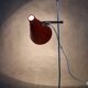 Lampe de bureau rouge Josef Hurka des années 1960 pour Lidokov, Tchécoslovaquie