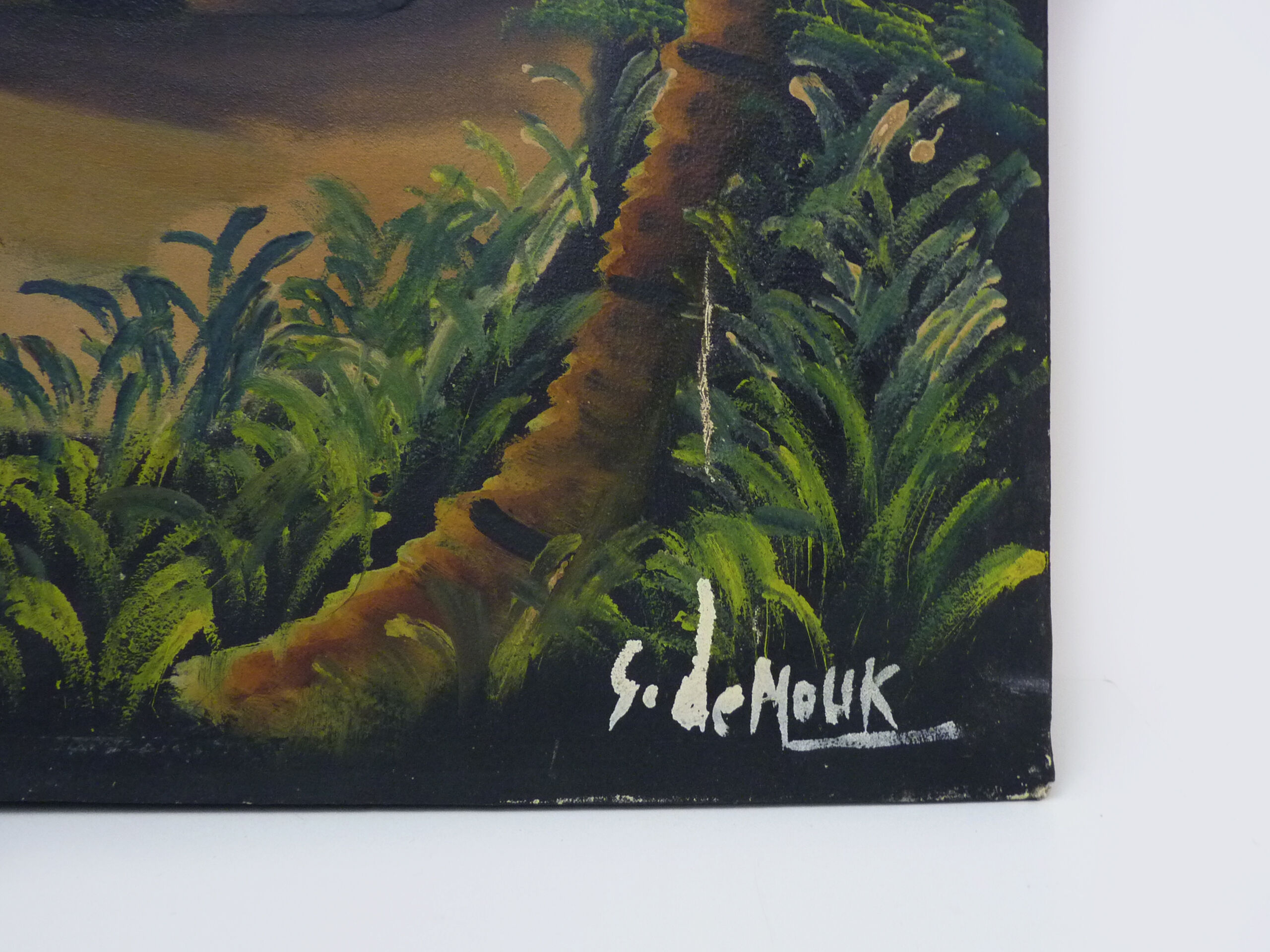 Oil on canvas signed s.demouk