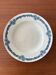 Large deep dish in ironstone Longchamp model Denise vintage blue