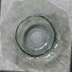 Large smoked glass plate