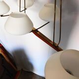 Scandinavian 6-light chandelier from the 60s