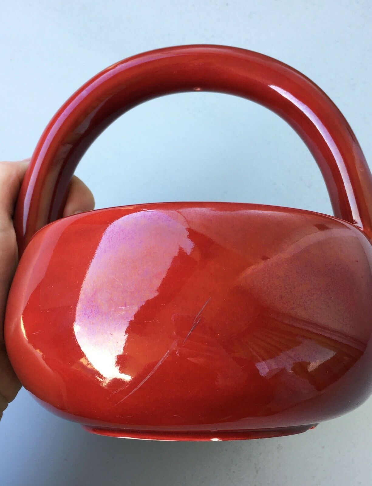 Paul Milet ceramic basket in Sèvres XXe