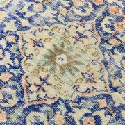 Blue Orange 250x350 cm Carpet, Vintage Large Rug, Turkish Antique Rug.