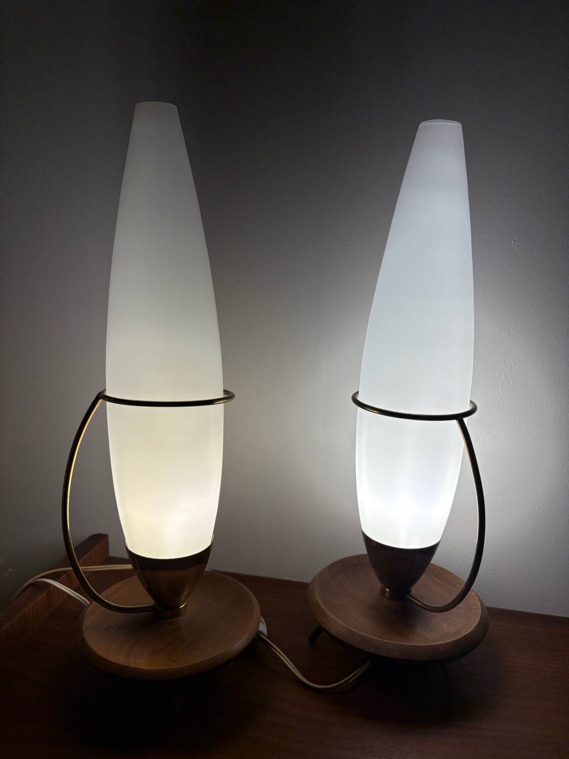 Pair of vintage Philips lamps