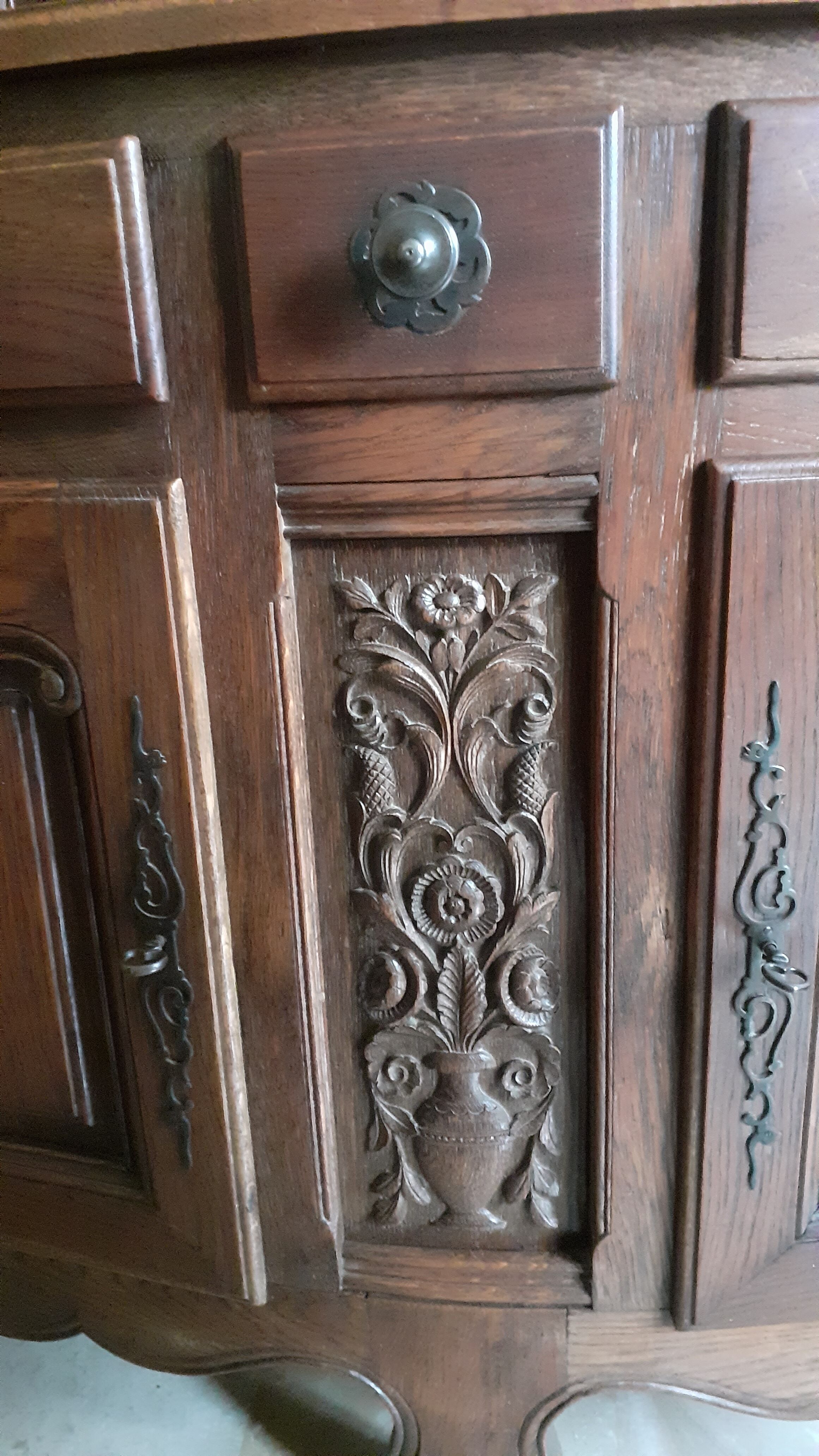 Buffet late 19th early 20th Norman style