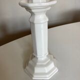 Product BHV Pair of neo classical white faience candle holders 1960