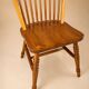 Set of 6 Scandinavian pine wingback chairs, 1970s