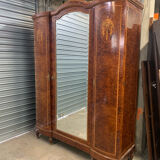 19th Century Marquetry Mirror Cabinet
