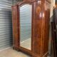 19th Century Marquetry Mirror Cabinet