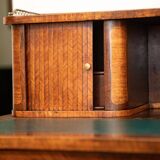 Bureau a gradin tiroirs à cylindres marqueté