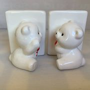 Pair of polar bear bookends