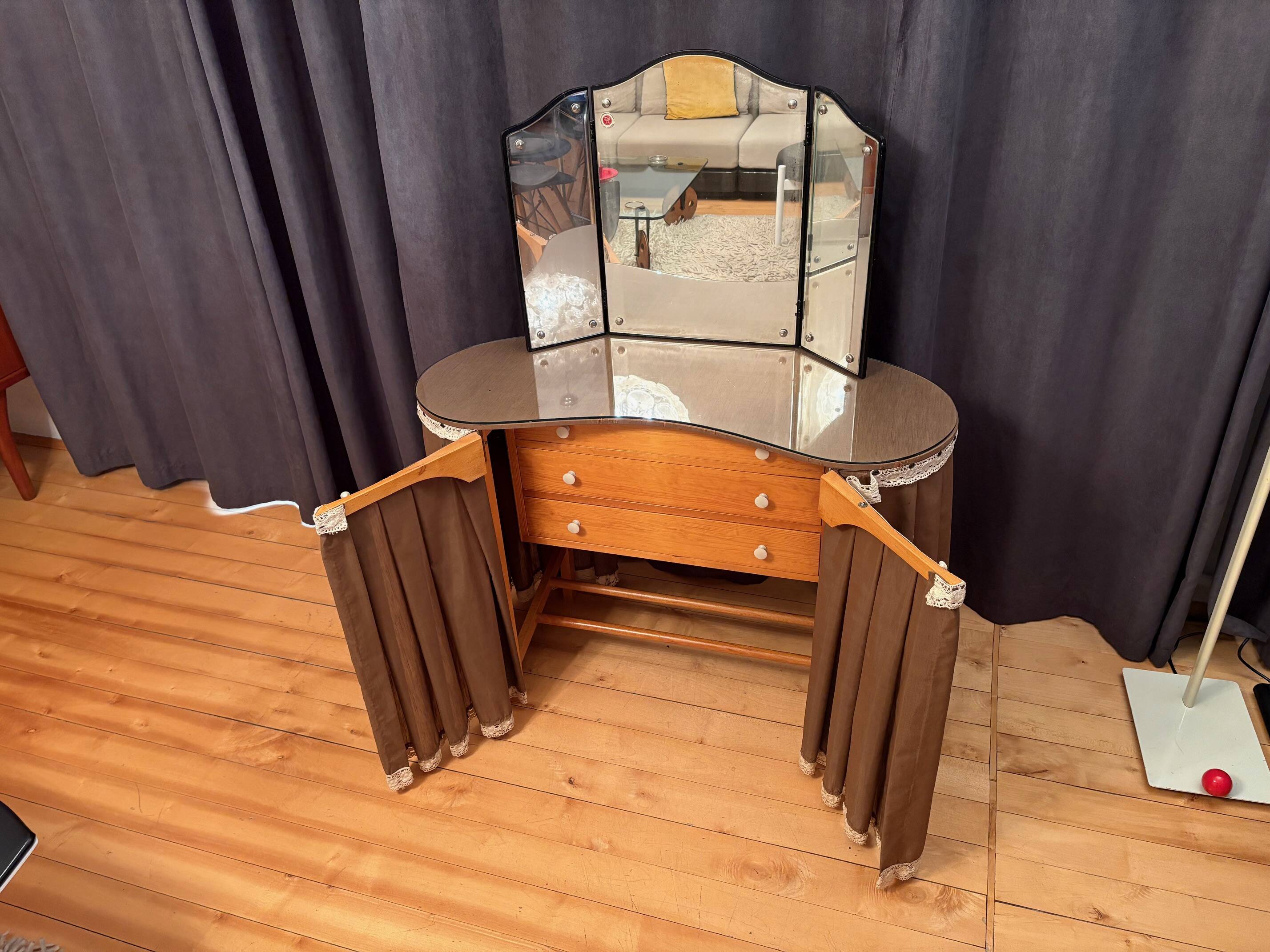 Dressing table, Scandinavia, 1940s/1950s