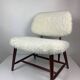 Scandinavian Swedish midcentury lounge chair by Alf Svenson, Model Teve, 1950s