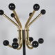 Portemanteau métal doré