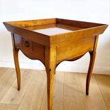 Bijzettafel of butlertafel, kersenhout, Frankrijk